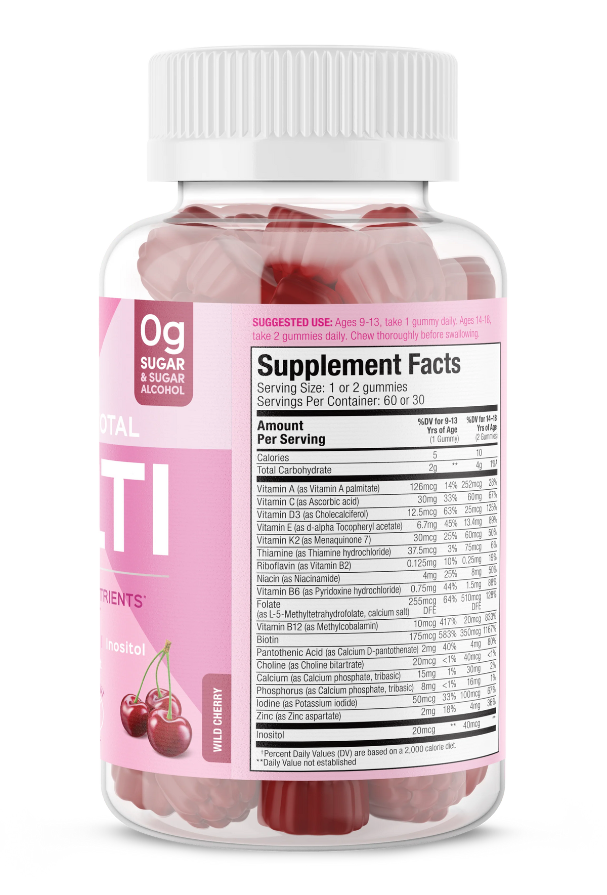 Image of SUKU Teen Girl Total Multi 60gummies
