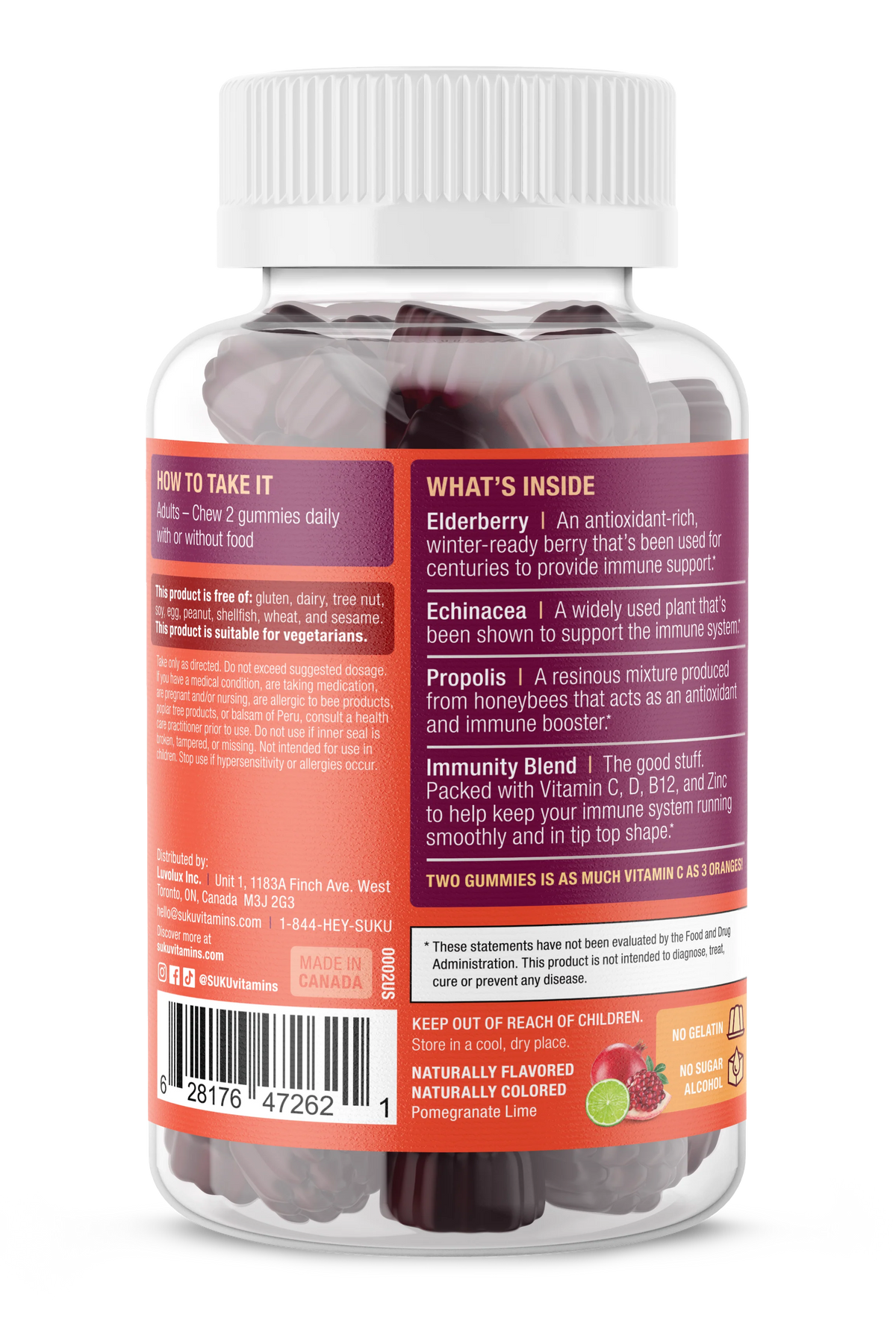 image of SUKU Ultimate Immunity 50 gummies