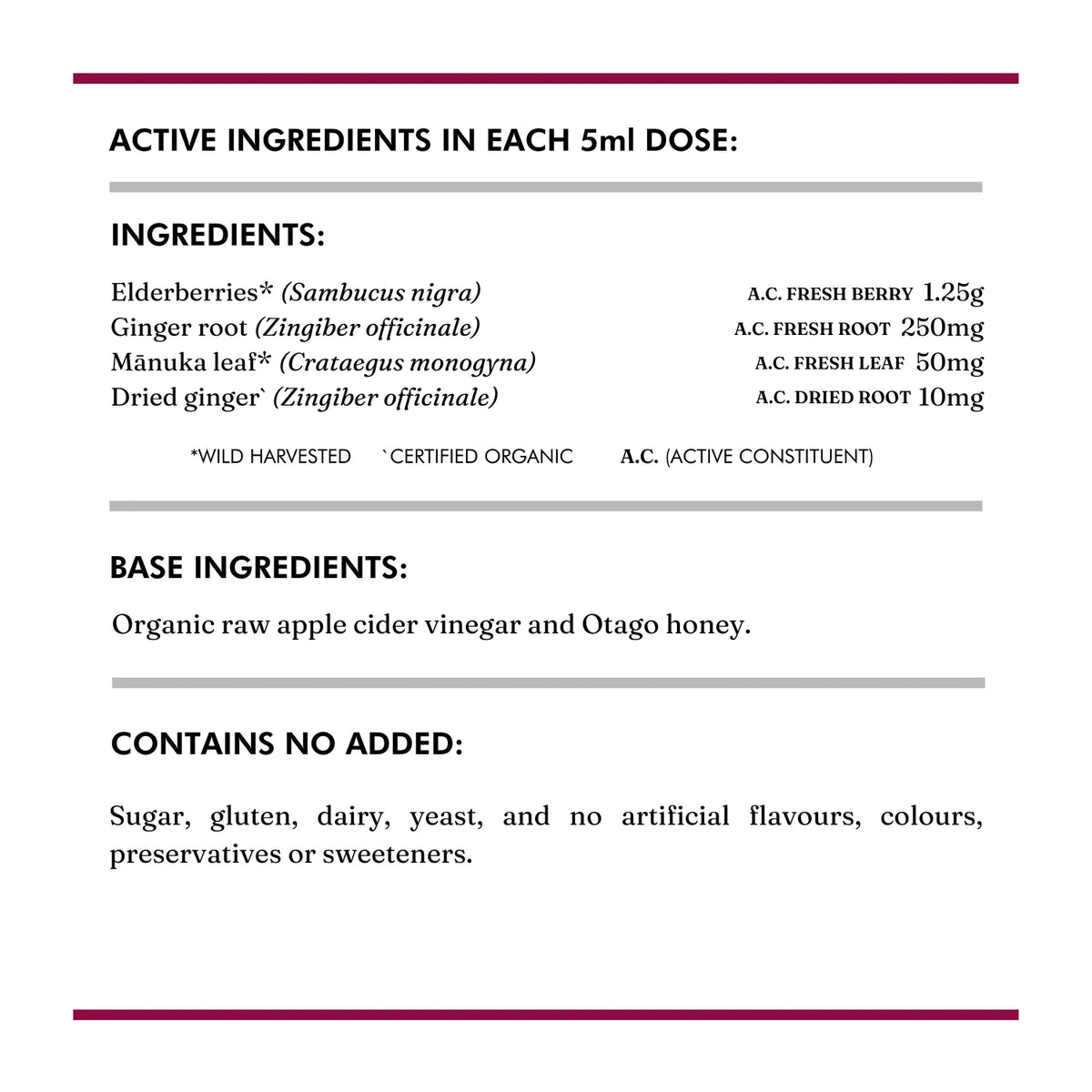 Elderberry Switchel 200ml-Wild Dispensary-Matakana Pharmacy