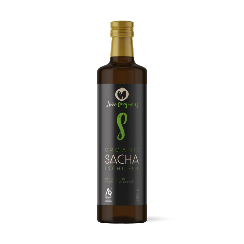 Image of Sacha Inchi Oil USDA Organic Omega-3 Extra Virgin 250ml
