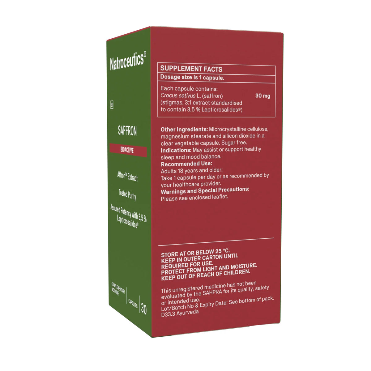 Saffron Bioactive 30 Capsules | Natroceutics-Natroceutics-Matakana Pharmacy