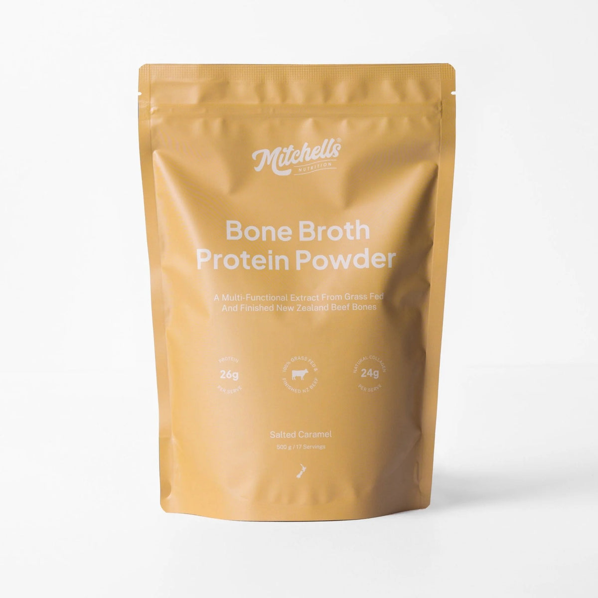 Image of Bone Broth Protein Salted Caramel Powder 500g