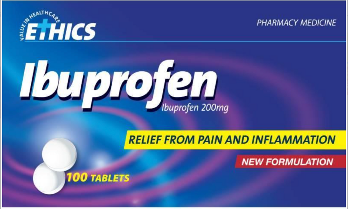 ETHICS Ibuprofen 200mg Tablets 100s-Ethics-Matakana Pharmacy