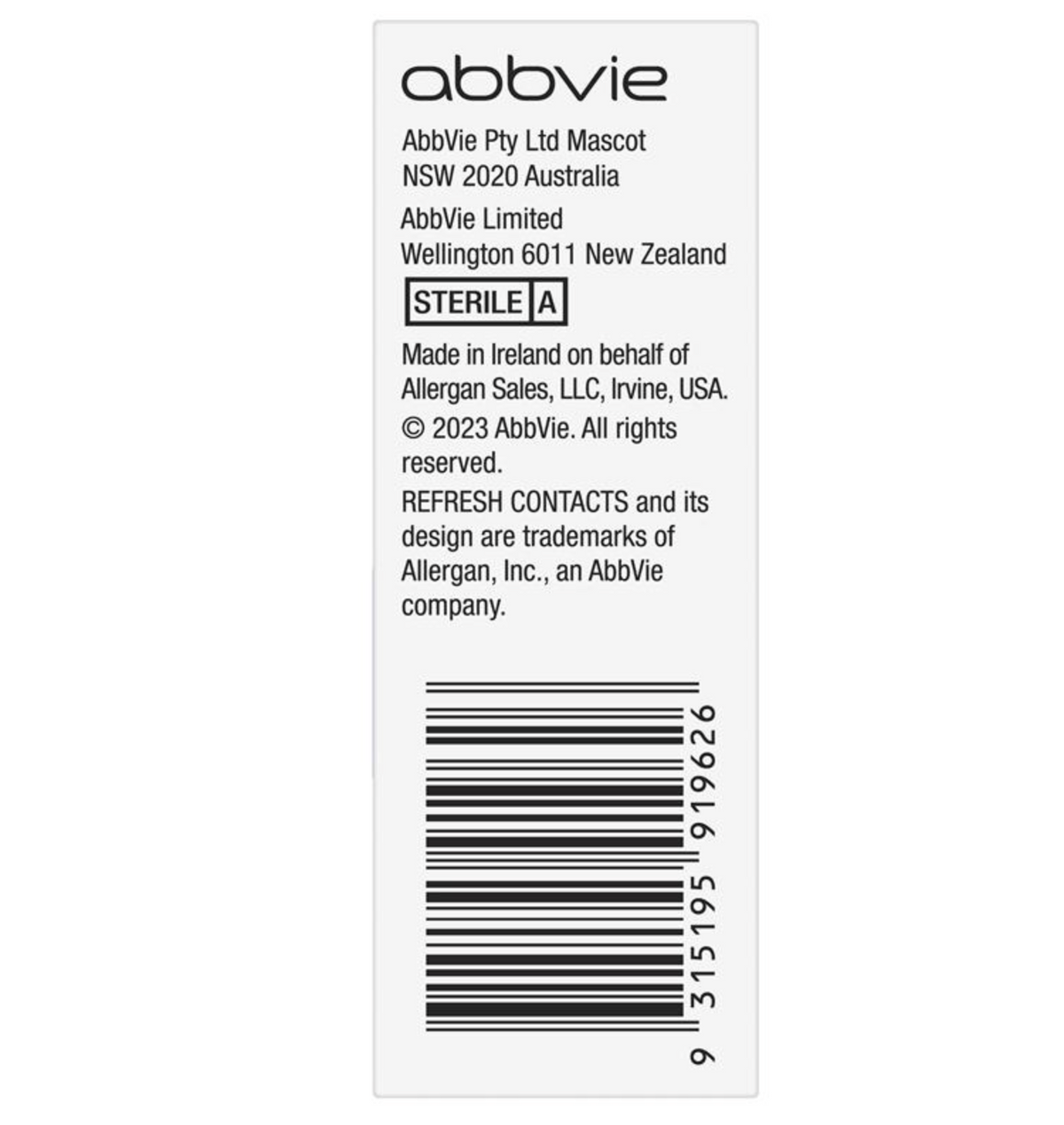 Refresh Contacts Eye Drops 15ML-Alcon-Matakana Pharmacy