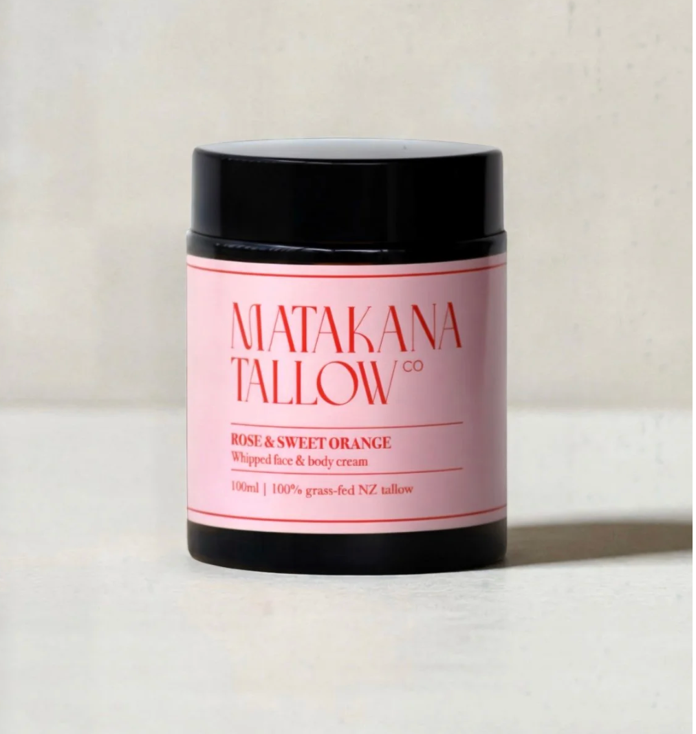 Matakana Tallow Rose & Sweet Orange 100mL-Matakana Tallow-Matakana Pharmacy