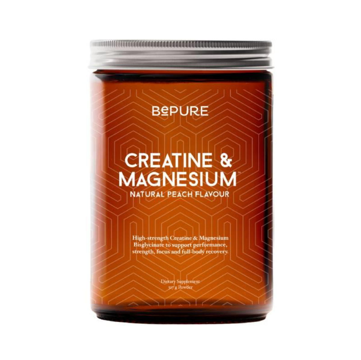 Creatine & Magnesium Peach Powder 317g | BePure-BEPURE-Matakana Pharmacy
