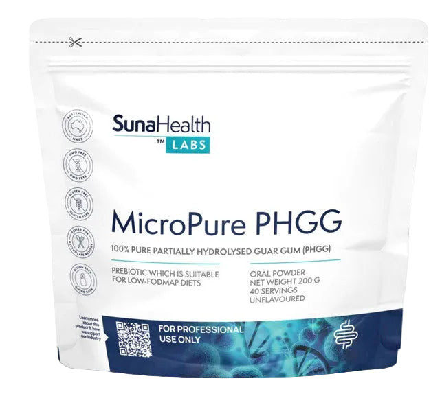 MicroPure PHGG 200g-SunaHealth Labs-Matakana Pharmacy