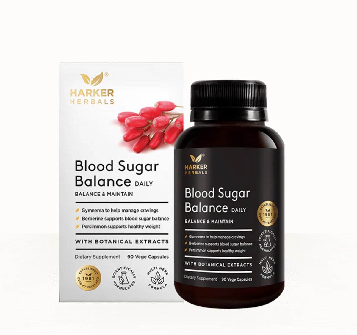 Blood Sugar Balance 90 Capsules-Harker Herbals-Matakana Pharmacy