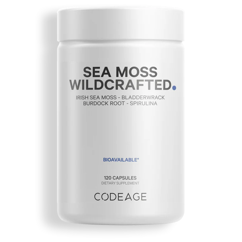 Sea Moss Wildcrafted 120 Capsules-CODEAGE-Matakana Pharmacy