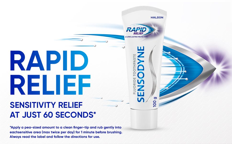 Sensodyne Rapid Relief Toothpaste 100g-Haleon-Matakana Pharmacy