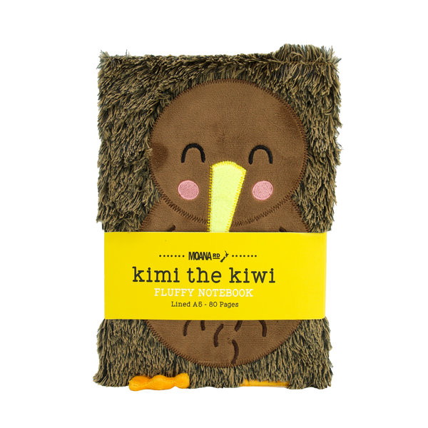 Fluffy Notebook Kimi The Kiwi-Moana Road NZ-Matakana Pharmacy