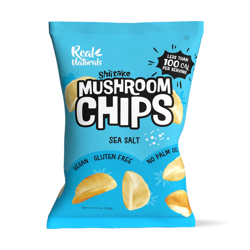 Shiitake Mushroom Chips Sea Salt 32g-Matakana Superfoods-Matakana Pharmacy