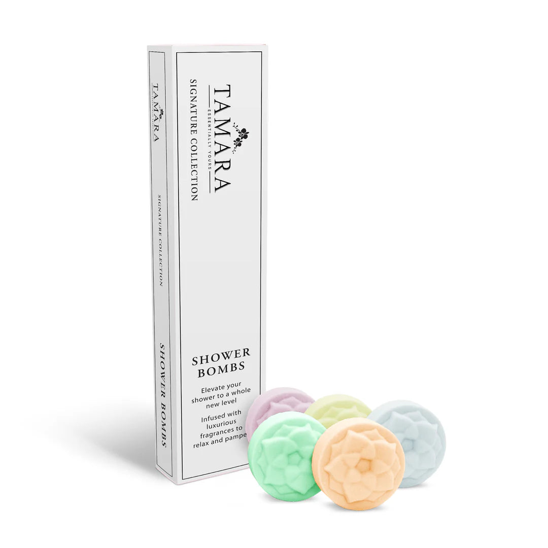 Box of 5 Signature Collection | Artisan Crafted Shower Bombs-Essentially Tamara-Matakana Pharmacy
