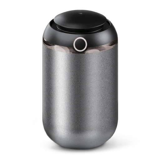 Portable Metal Diffuser Silver-Absolute Essential-Matakana Pharmacy