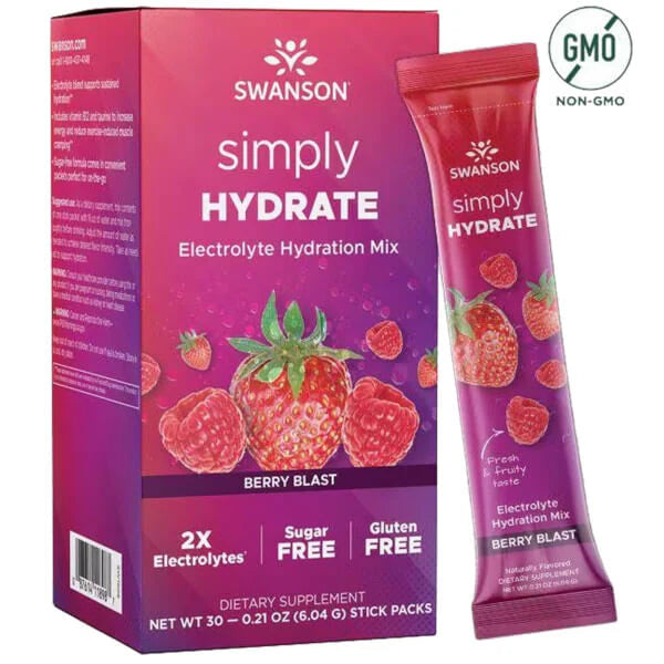 Image of Simply Hydrate Electrolyte Hydration Mix - Berry Blast