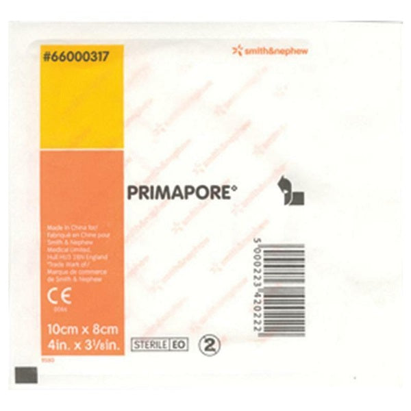 Primapore Non-Woven Adhesive Wound Dressing 10cm x 8cm-Smith & Nephew-Matakana Pharmacy