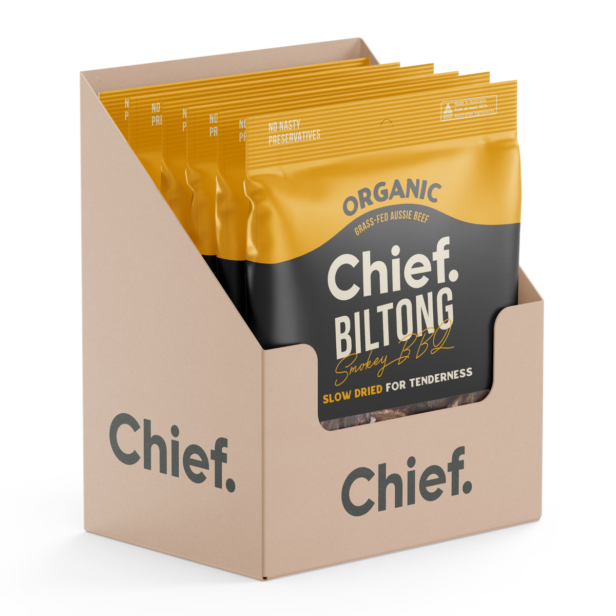 Biltong Smokey BBQ 30g-Chief-Matakana Pharmacy