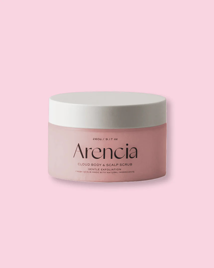 Fresh Cloud Body & Scalp Scrub Lavender & Pear 260g-Arencia-Matakana Pharmacy