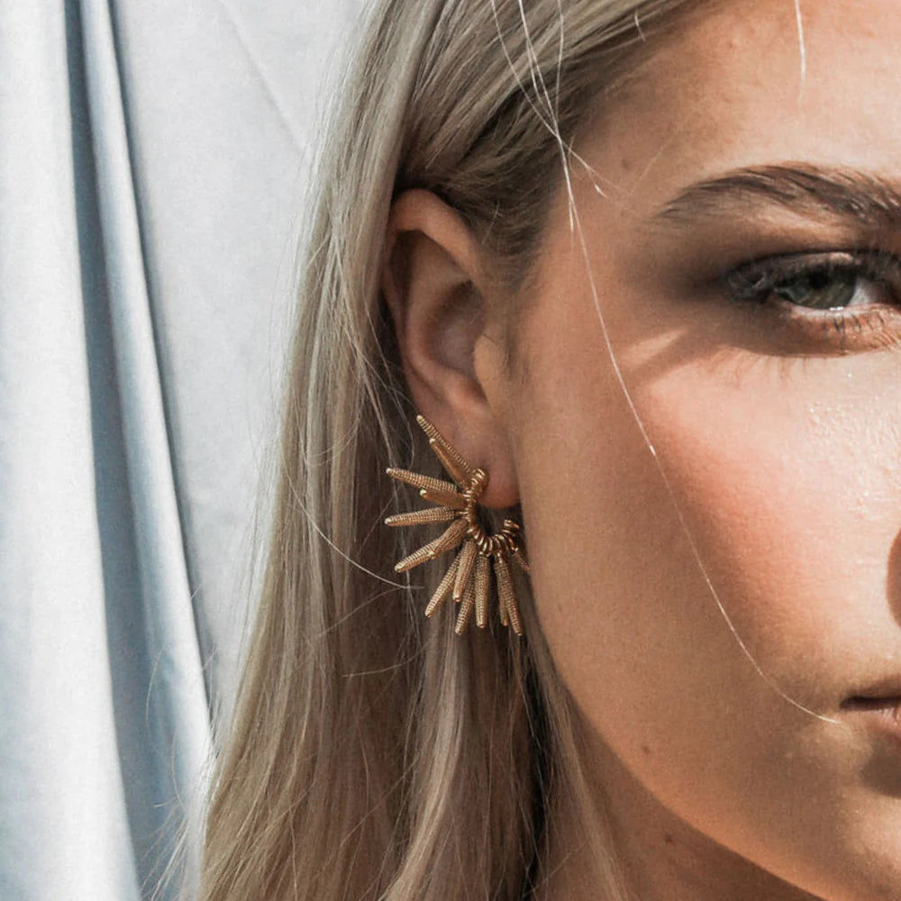 Earrings - Spine-Queen Of The Foxes-Matakana Pharmacy
