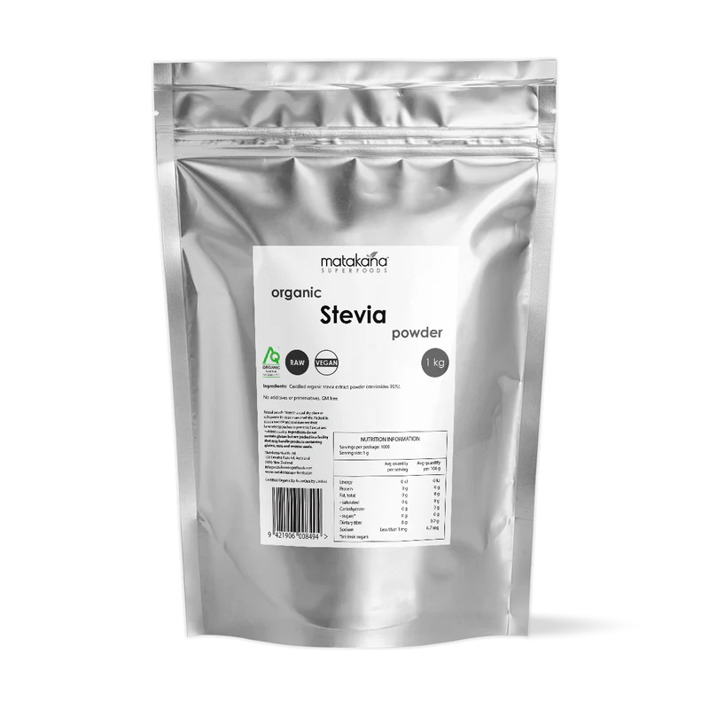 Stevia Powder Organic 1kg-Matakana Superfoods-Matakana Pharmacy