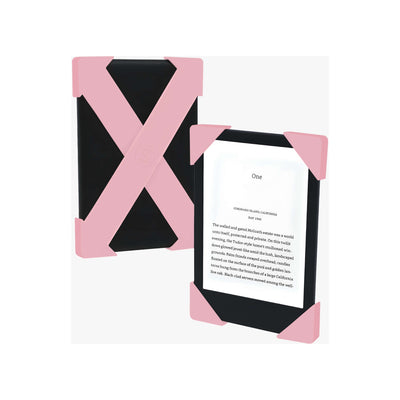 Strapsicle Kindle straps in Blush, the set of two shown flat