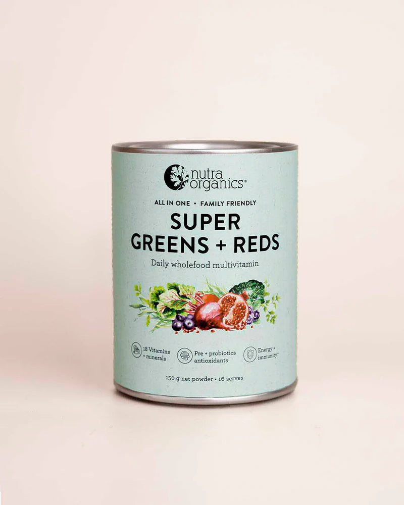Super Greens + Reds Powder 150g-Matakana Pharmacy