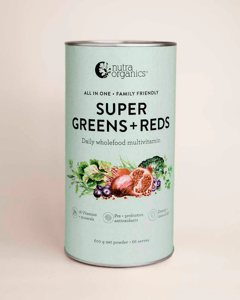 Super Greens + Reds Powder 600g-Matakana Pharmacy