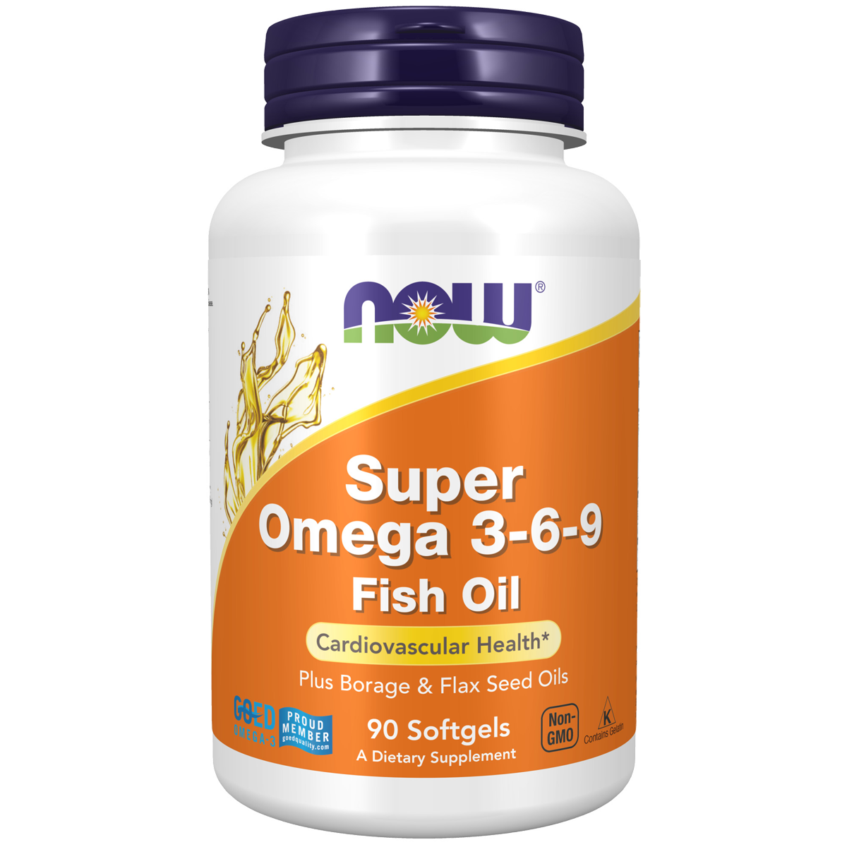 Super Omega 3-6-9 90 Softgels-NOW Supplements-Matakana Pharmacy