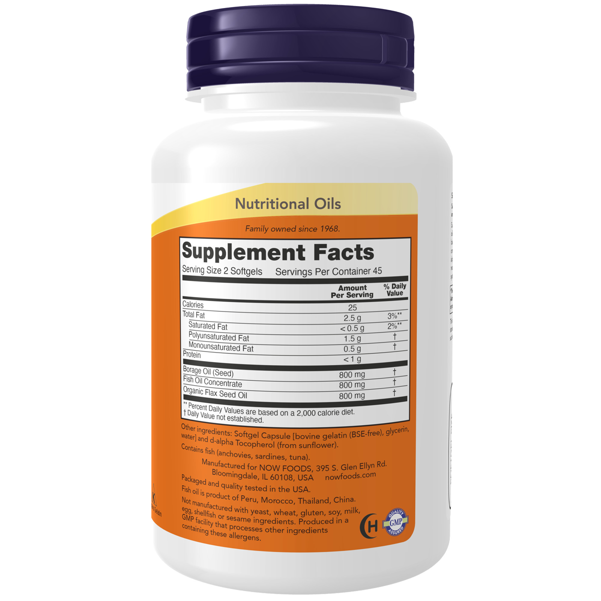 Super Omega 3-6-9 90 Softgels-NOW Supplements-Matakana Pharmacy