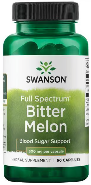 Swanson Bitter Melon 500mg Caps 60s-NHTNAME-Matakana Pharmacy