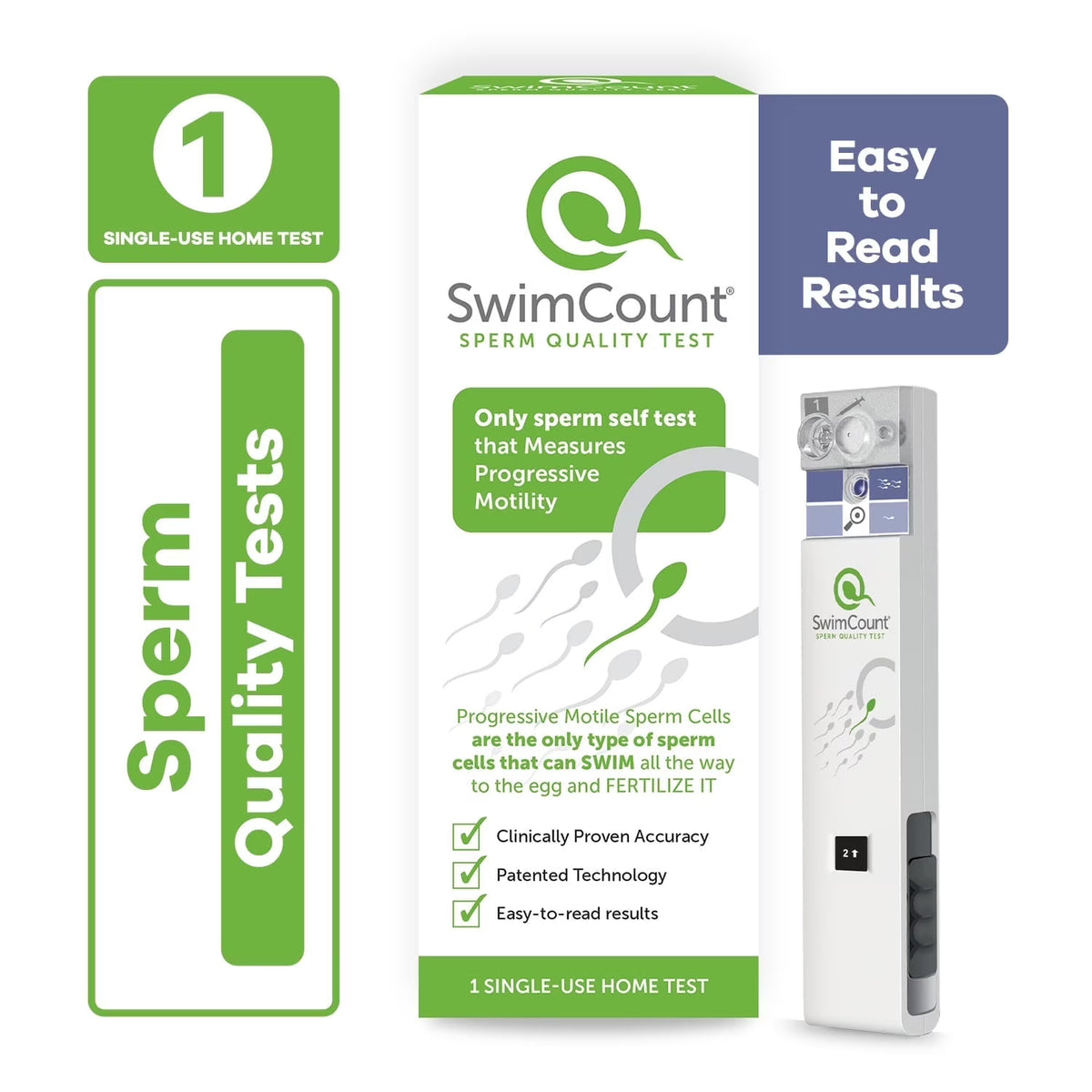 SwimCount Sperm Quality Test | Home Sperm Motility Test-SwimCount-Matakana Pharmacy