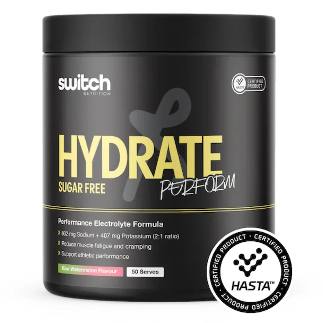 Switch Hydrate Perform 600g | Kiwi Watermelon-Switch Nutrition-Matakana Pharmacy