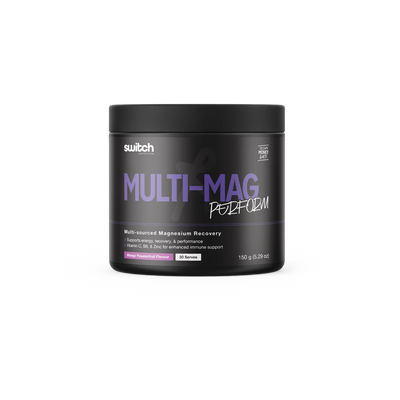 Switch Multi Mag Perform Mango Passionfruit 150g-Switch Nutrition-Matakana Pharmacy