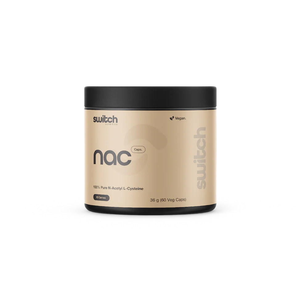 Switch Essentials NAC 60 Capsules-Switch Nutrition-Matakana Pharmacy
