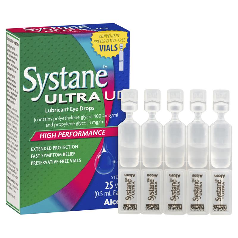 Systane Ultra Lubricant Eye Drops Preservative Free Unit Dose 24x0.4ml-Alcon-Matakana Pharmacy