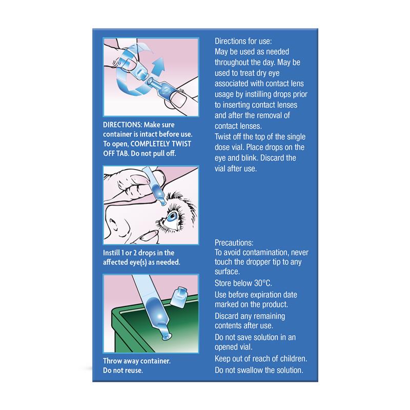 Systane Ultra Lubricant Eye Drops Preservative Free Unit Dose 24x0.4ml-Alcon-Matakana Pharmacy