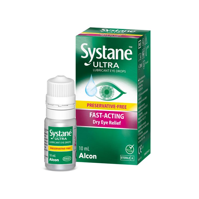 Systane Ultra Multi Dose Preservative Free Eye Drops 10ml-Alcon-Matakana Pharmacy