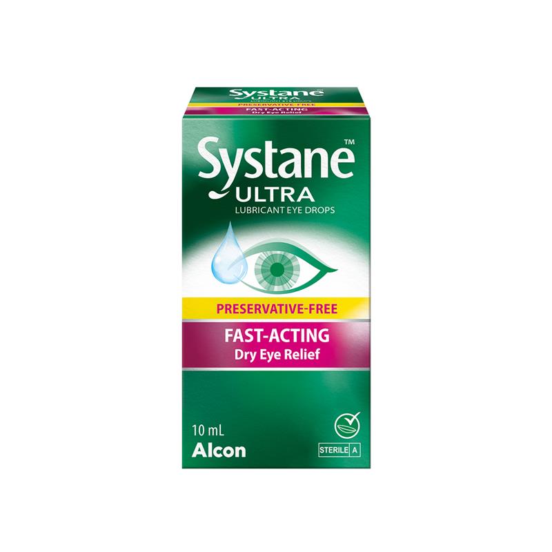 Systane Ultra Multi Dose Preservative Free Eye Drops 10ml-Alcon-Matakana Pharmacy