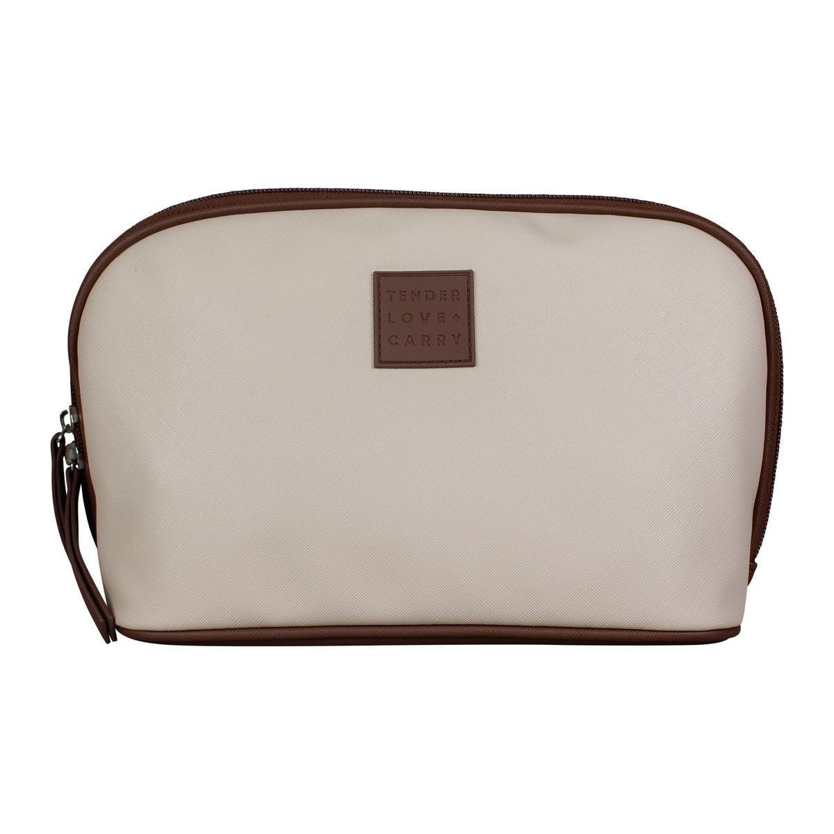 Oat & Tan Zipover Bag