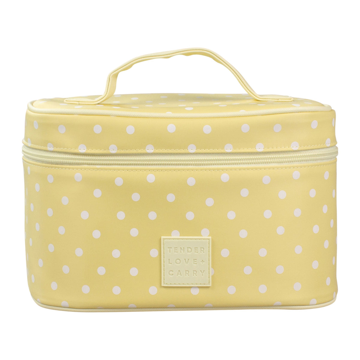 Butter Polka Oval Travel Vanity