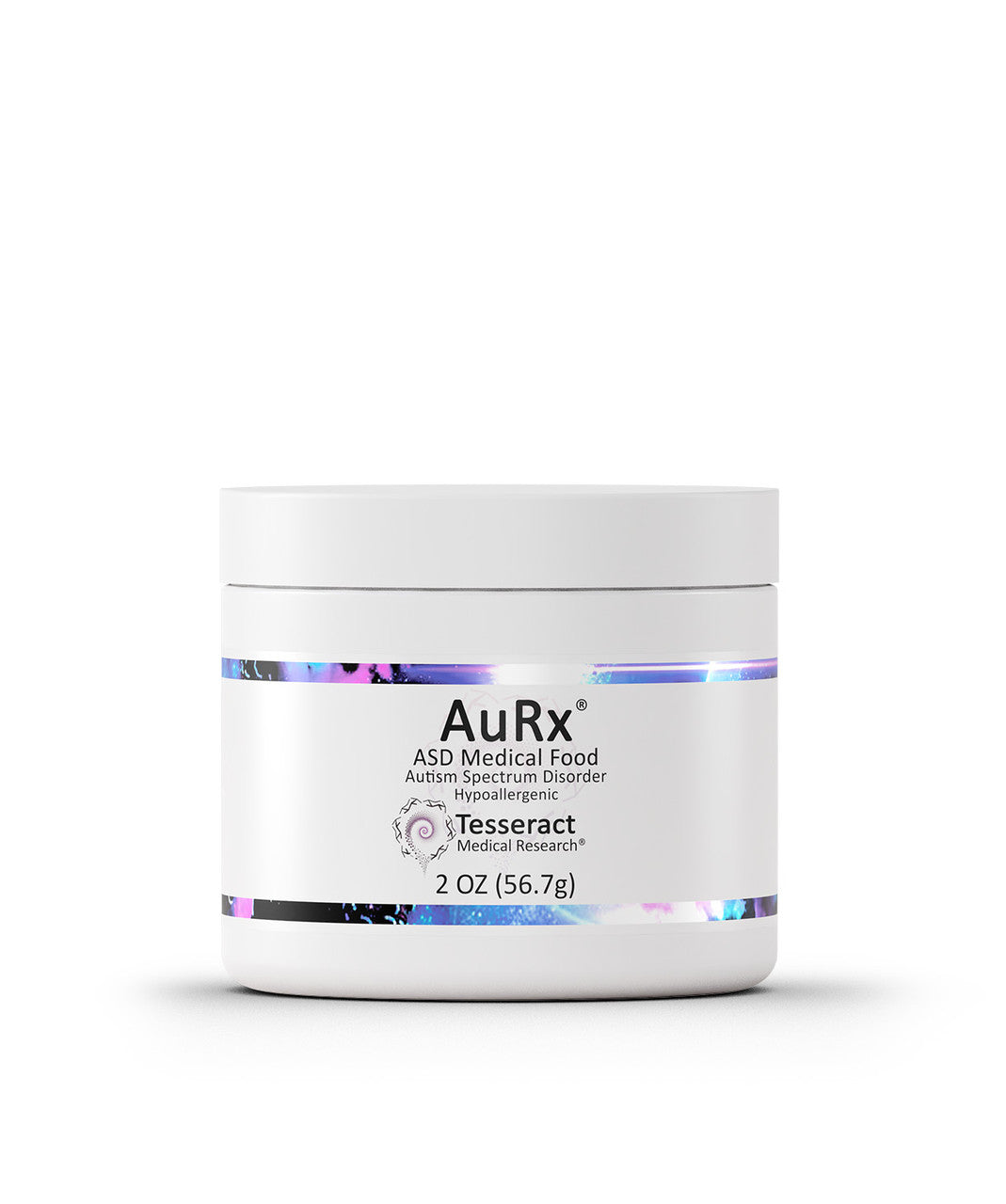 Image of AURX a medical food supplement by Tesseract for children suffering from Autistic Spectrum Disorder or ASD. One of its kind AURX delivers Butyrate in a highly absorbed form to the gut of autistic children to help counteract the gut-brain nutrient imbalance