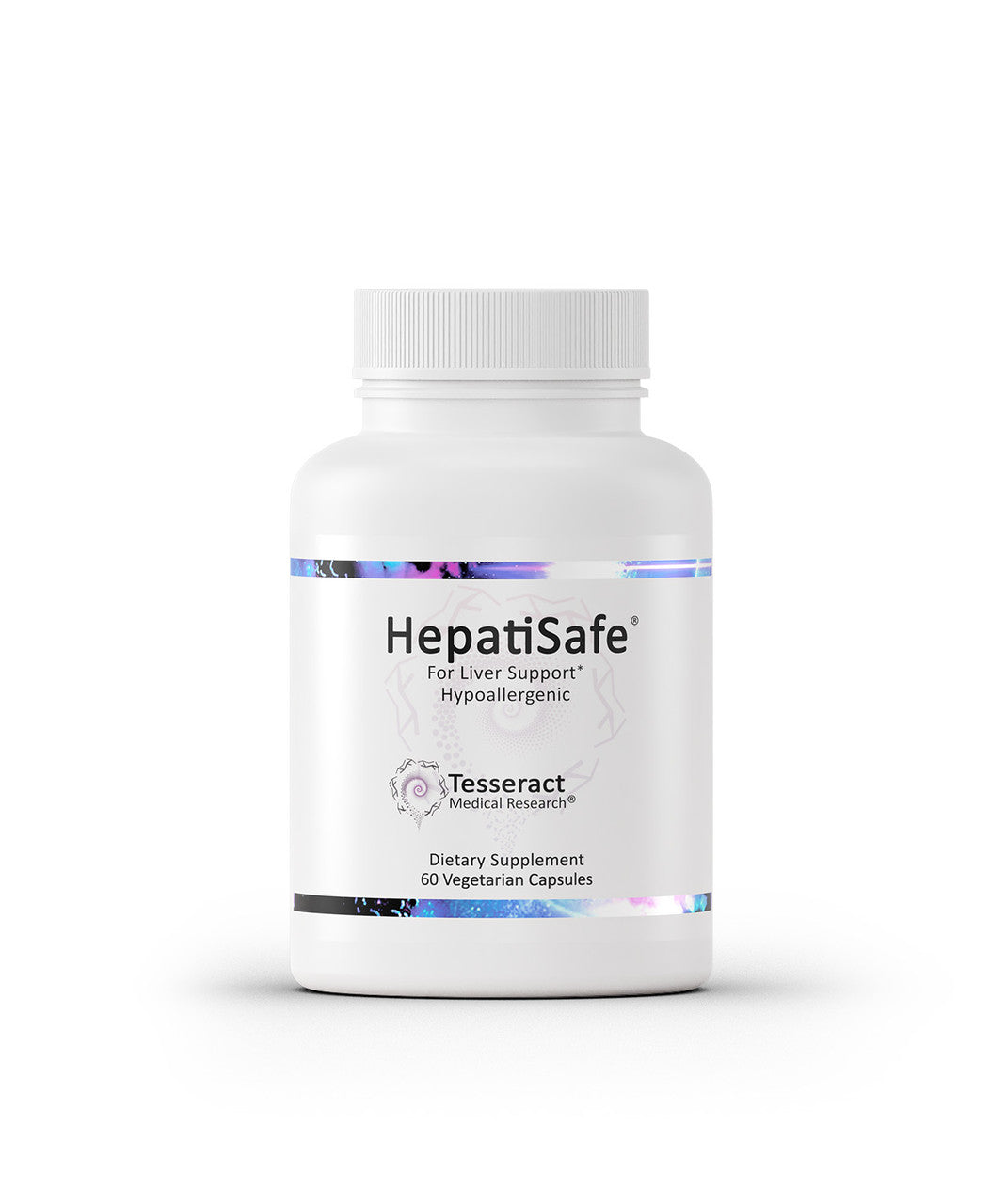 Image of hepatisafe by tesseract. A comprehensive liver support supplement that supports all phases of liver health using Silymarin and antioxidants.