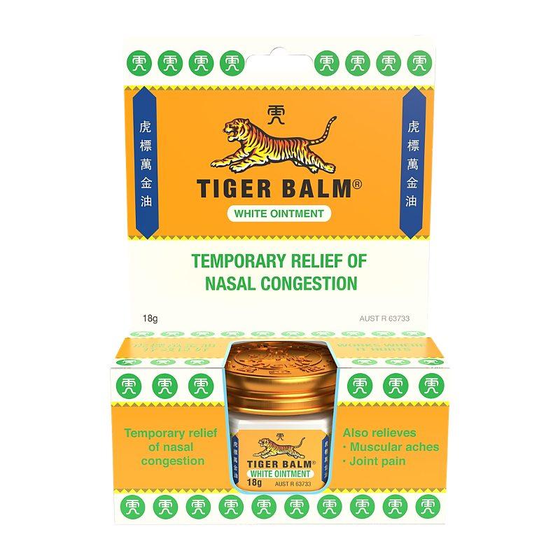 TIGER Balm White Reg Strength 18g-Matakana Pharmacy