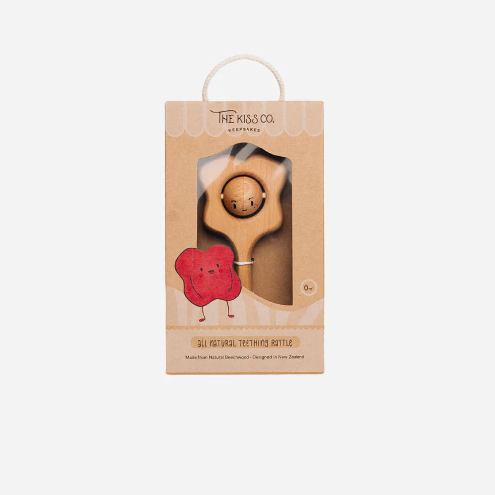Pepi Kiss All Natural Teething Rattle-The Kiss Co-Matakana Pharmacy