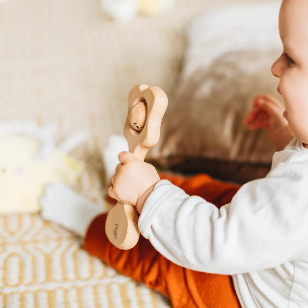 Pepi Kiss All Natural Teething Rattle-The Kiss Co-Matakana Pharmacy