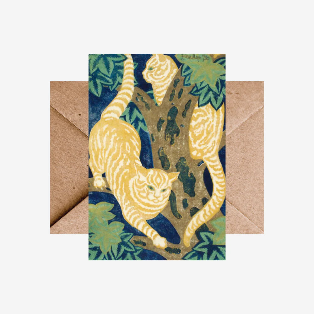 Eileen Mayo - Card - Cats in the tree-Te Papa Store-Matakana Pharmacy