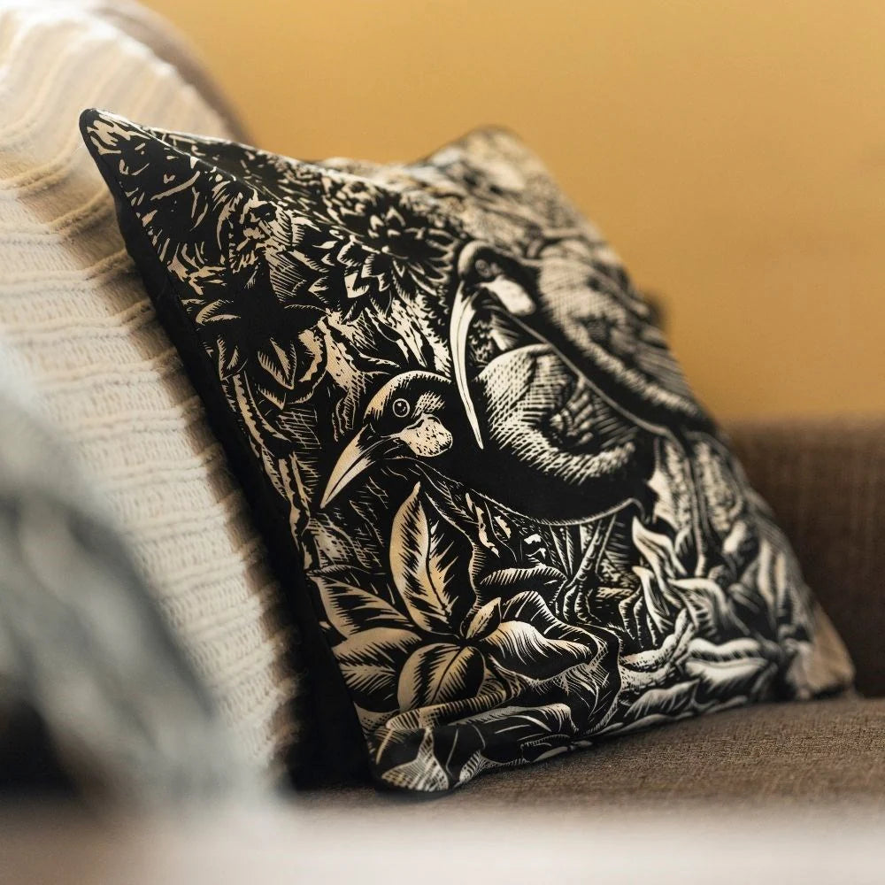 Cushion Cover - Nga Huia by E. Mervyn Taylor-Te Papa Store-Matakana Pharmacy