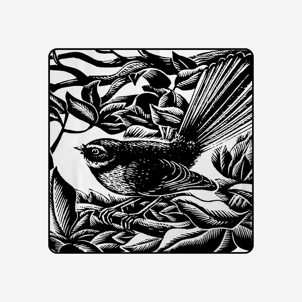 Cushion Cover - Piwakawaka by E. Mervyn Taylor-Te Papa Store-Matakana Pharmacy