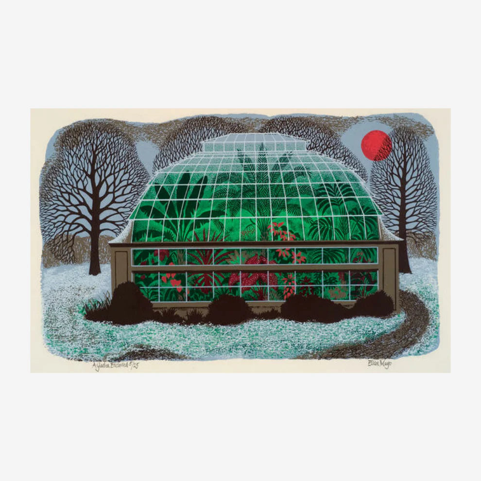 Eileen Mayo - Print - A Garden Enclosed A3-Te Papa Store-Matakana Pharmacy