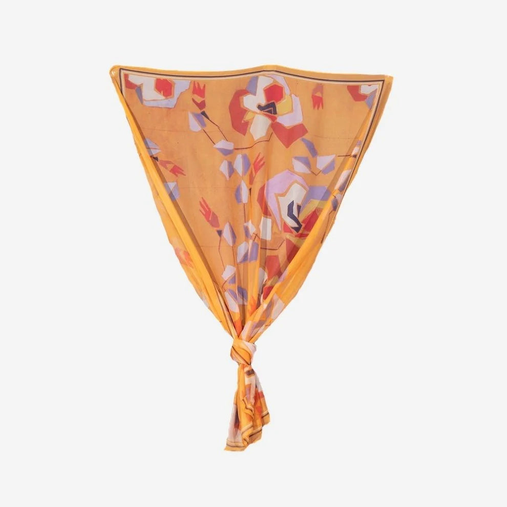 Frances Hodgkins - Scarf - Yellow-Te Papa Store-Matakana Pharmacy